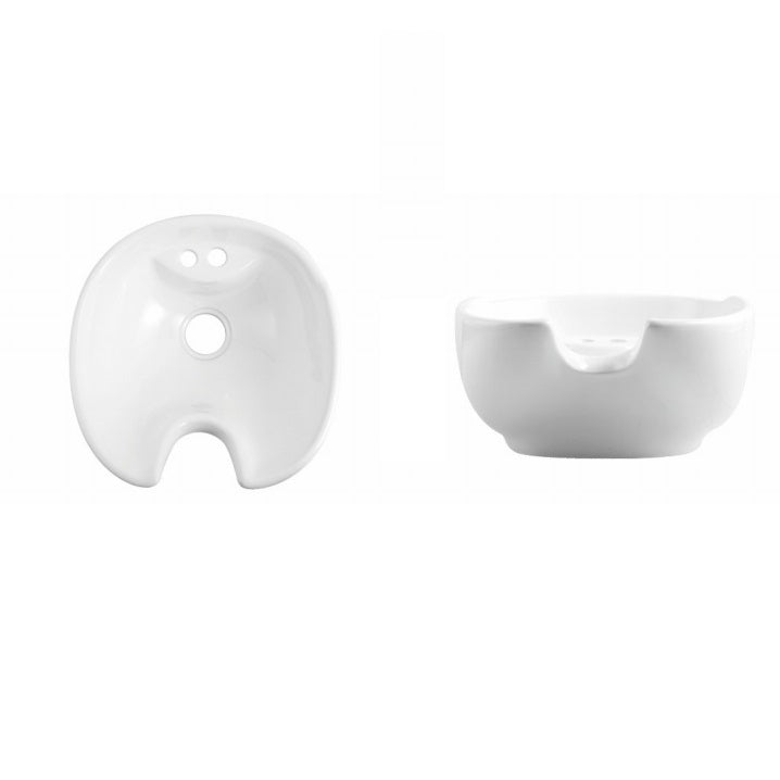 Chiuveta Ceramica pentru Scafa Coafor, Alba.