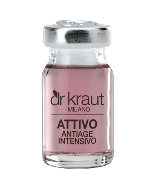Ser Concentrat Antiaging Intensiv, pentru fata, cu extracte de soia si salcam, Dr. Kraut Milano.