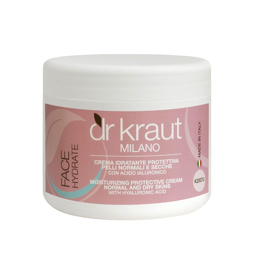 Crema hidratanta pentru fata, cu acid hialuronic , 500 ml, Dr. Kraut Milano.