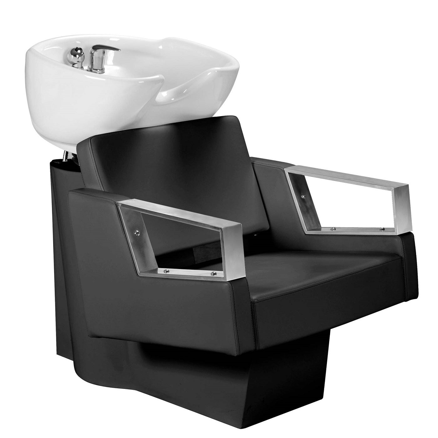 Unitate de Spalare Coafor Easy, culoare neagra integral.