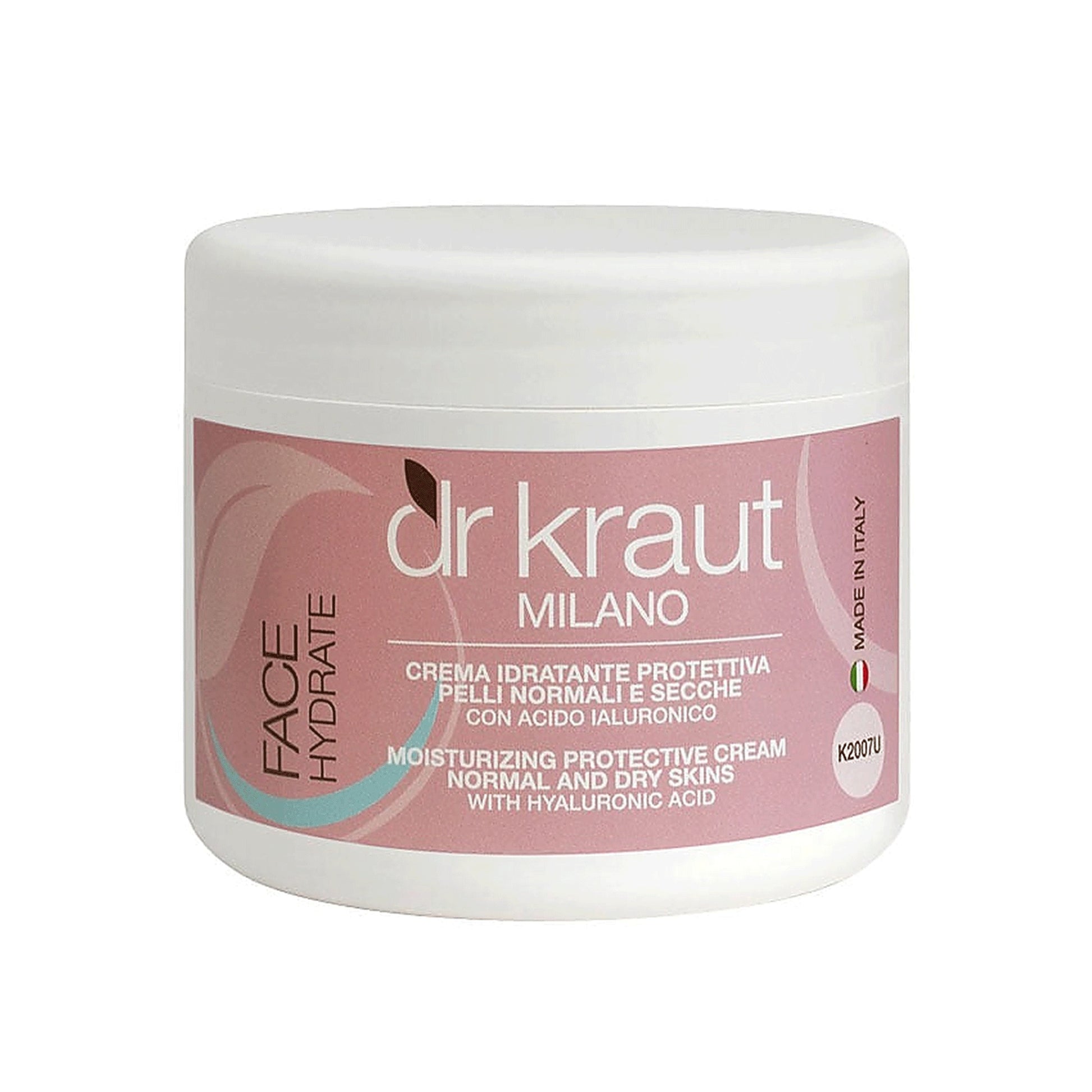 Crema hidratanta pentru fata, cu acid hialuronic , 500 ml, Dr. Kraut Milano.