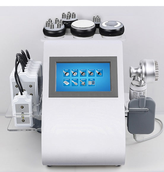 Aparat de Radiofrecventa, Cavitatie, Lipo Laser, Vacuum, Electrostimulare, Termosoc, Biolifting pentru Slabire, Celulita, Tonifiere 9 in 1
