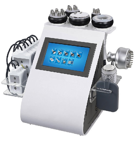Aparat de Radiofrecventa, Cavitatie, Lipo Laser, Vacuum, Electrostimulare, Termosoc, Biolifting pentru Slabire, Celulita, Tonifiere 9 in 1