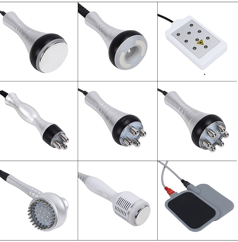 9 in 1 Aparat de Cavitatie, Radiofrecventa, Lipo Laser, Vacuum, Electrostimulare, Termosoc, Biolifting pentru Slabire, Celulita, Tonifiere