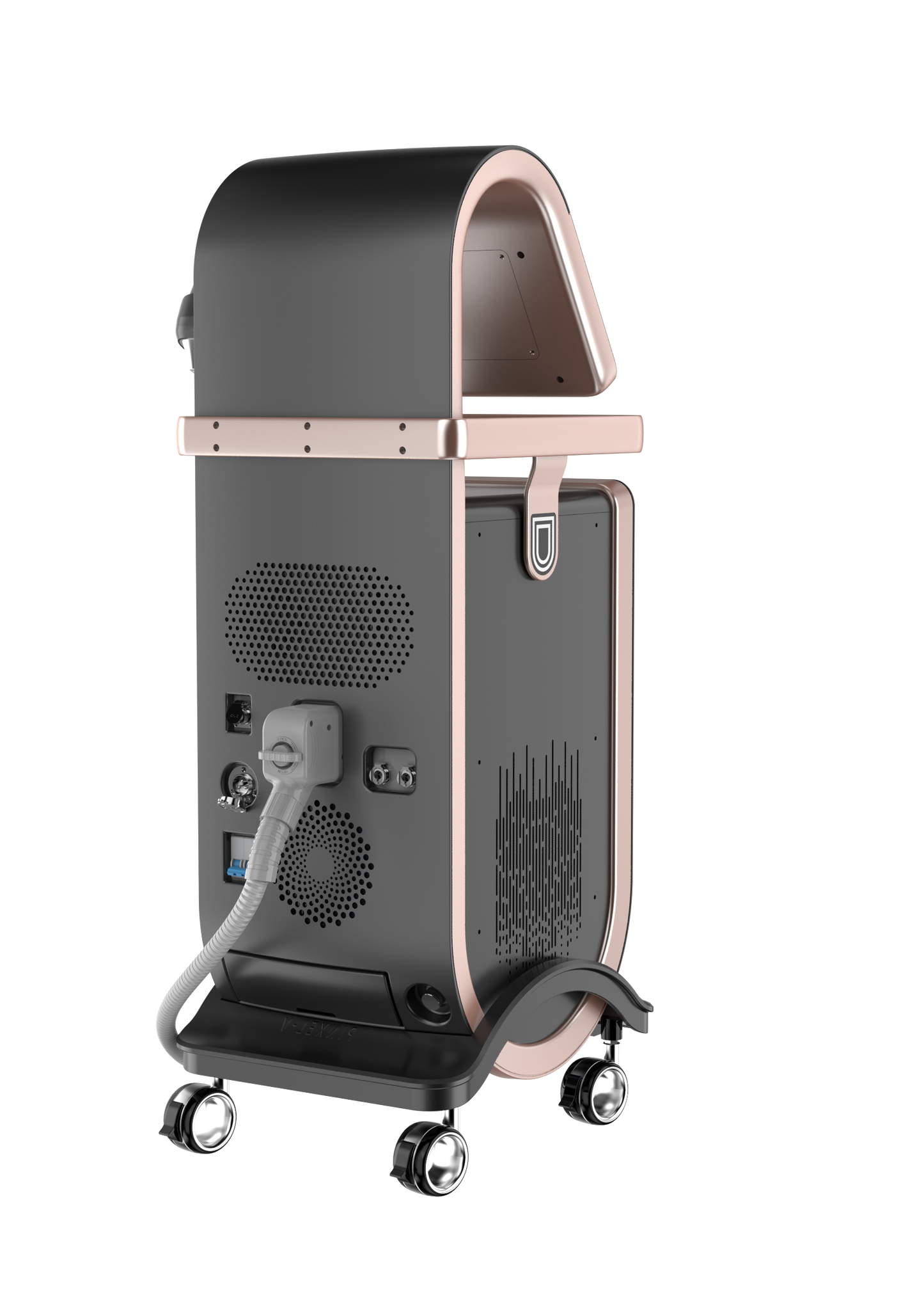 Aparat de Epilare Definitiva cu 4 Lungimi de Unda, Fedora, soft Inteligenta Artificiala, dioda 1800W, Putere Aparat 4500W cu capete interschimbabile