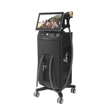 Aparat Profesional pentru Epilare Definitiva cu Dioda Laser, 3 lungimi de unda 755nm, 808nm, 1064nm, ProLaser, 2500W, cu doi manipuli