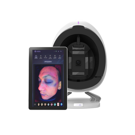 Analizator facial DERMASYNC – Detectare Inteligentă a Pielii la Nivel Medical.