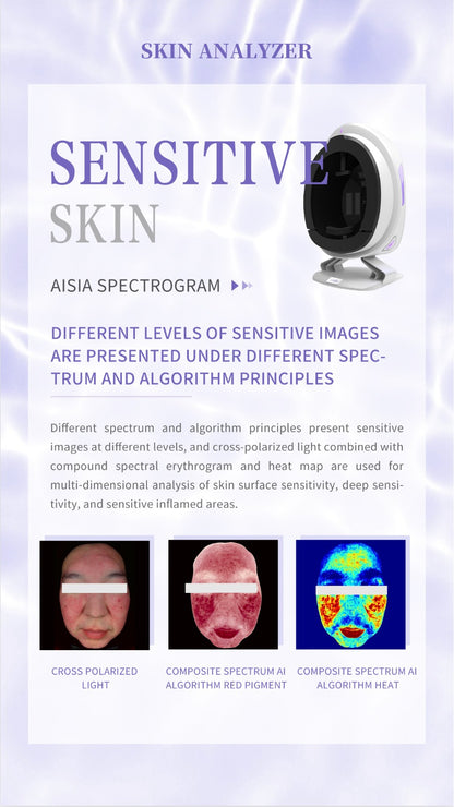 Analizator facial DERMASYNC – Detectare Inteligentă a Pielii la Nivel Medical