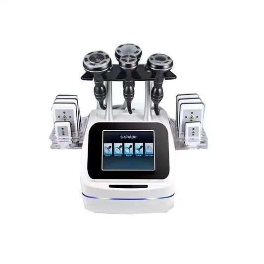 Aparat Profesional Cavitatie, Radiofrecventa, Vacuum si LipoLaser, S-Shape.