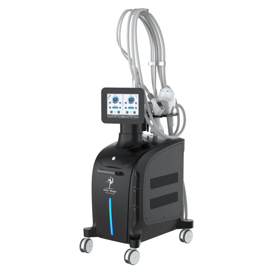 Aparat Profesional EndoSculpt 6 in 1 cu Magic Roller, Endermologie, Cavitatie, Radiofrecventa si Laser