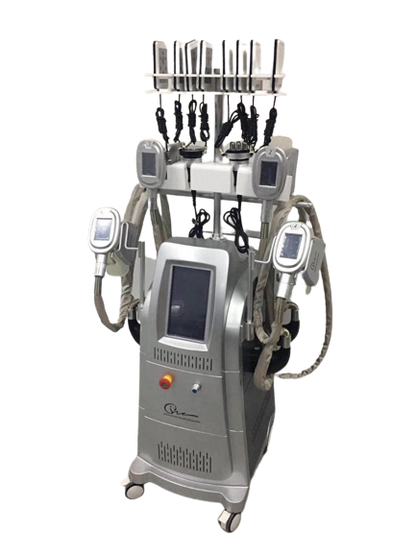 Aparat Profesional de Criolipoliza cu 4 Capete, LipoLaser, Cavitatie si Radiofrecventa MultiCryogen Pro.