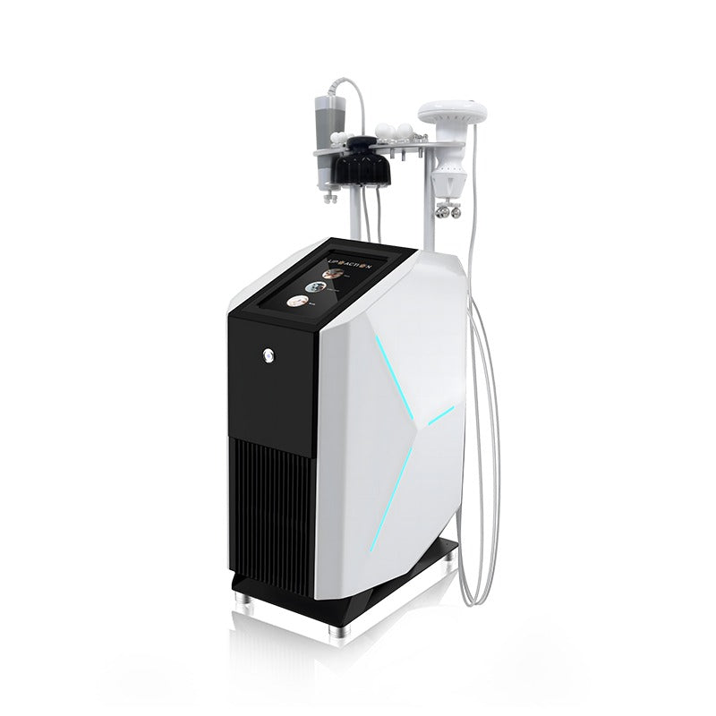 Aparat Profesional pentru Slabit si Celulita 4D Fat Blasting, Lip - O cu 4 functii : Radiofrecventa, UltraCavitatie, Masaj cu Role si Electrostimulare