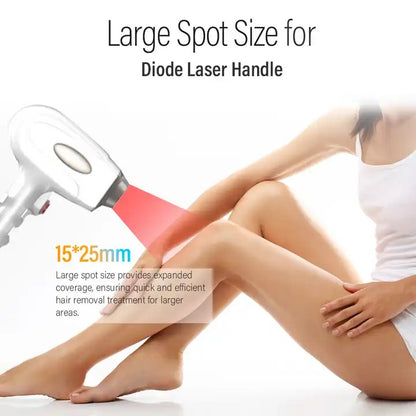 Aparat Epilare Definitiva Laser cu 3 lungimi de Unda, 2 manipuli , 40 milioane de flashuri per capat, 2500W, Capete magnetice interschimbabile, Zenit