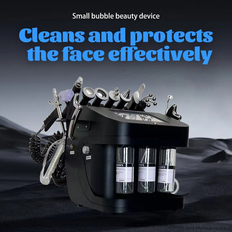 Aparat Hydrafacial Tratamente de Curatare, Reintinerire, Lifting si Antiaging Hydrogenera, cu 10 functii - Radiofrecventa, Hidrodermabraziune, Oxygen, Skin Scrubber, Biolifting, Ultrasunete