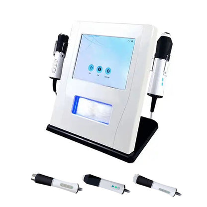 Aparat Oxigenare cu 3 Capete: Radiofrecventa Tripolara pentru Lifting Facial, Hidratare si Hranire, Rejuvenare cu 2 seturi de capsule