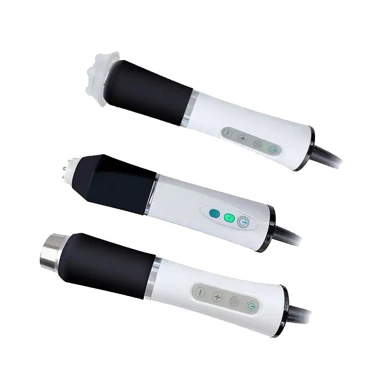 Aparat Oxigenare cu 3 Capete: Radiofrecventa Tripolara pentru Lifting Facial, Hidratare si Hranire, Rejuvenare cu 2 seturi de capsule