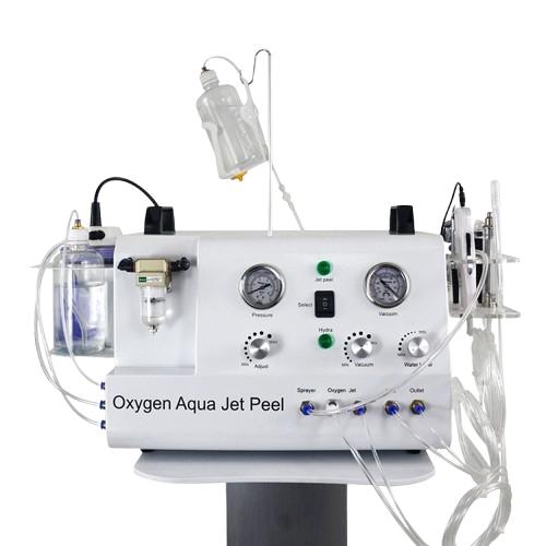 Aparat Oxygen Aqua Jet Peel, Hidrodermabraziune 5 in 1, Oxyaqua pentru Tratamente Faciale.
