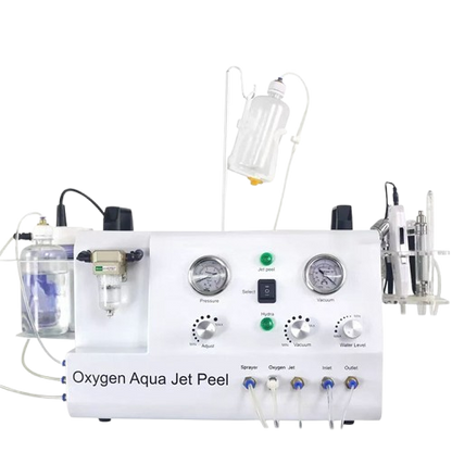 Aparat Oxygen Aqua Jet Peel, Hidrodermabraziune 5 in 1, Oxyaqua pentru Tratamente Faciale.
