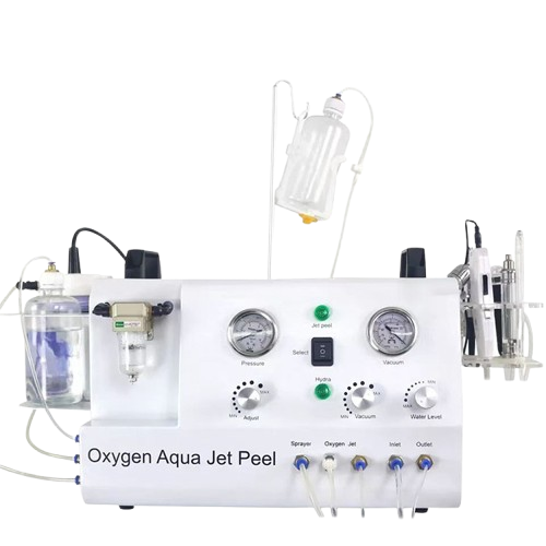 Aparat Oxygen Aqua Jet Peel, Hidrodermabraziune 5 in 1, Oxyaqua pentru Tratamente Faciale.