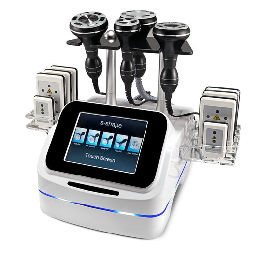 Aparat Profesional Cavitatie, Radiofrecventa, Vacuum si LipoLaser, S-Shape