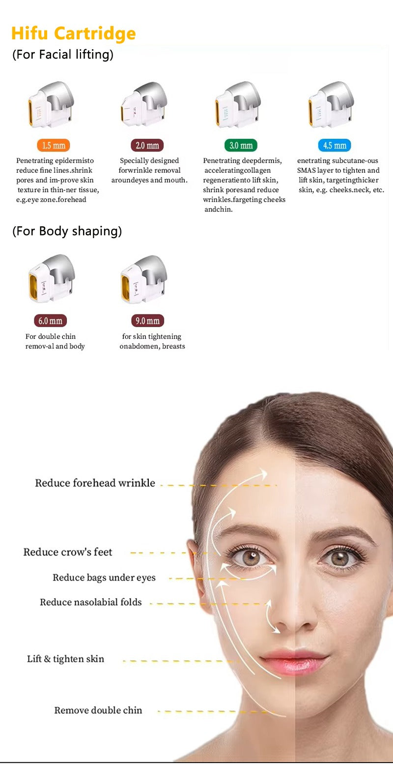 Aparat Profesional Liposonix si Hifu 2 in 1 pentru topirea grasimilor, slabire, celulita, LipoSculpt