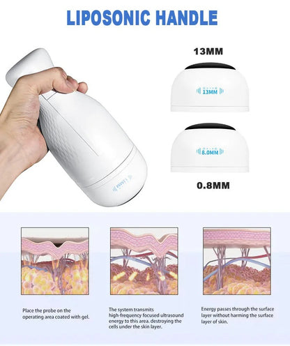 Aparat Profesional Multifunctional 5 in 1 - 7D Hifu, Liposonix, Vmax si Radiofrecventa Fractionata