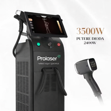 Aparat Profesional pentru Epilare Definitiva cu Dioda Laser, 4 lungimi de unda 755nm+808nm+940nm+1064nm, ProLaser, 3500W, cu doi manipuli