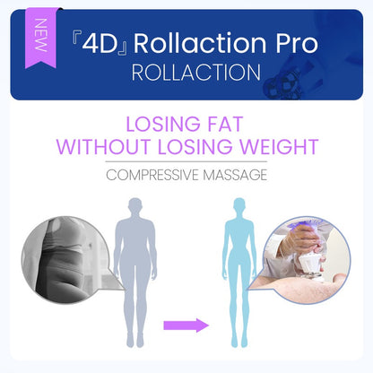 Aparat Profesional pentru Slabit si Celulita 4D Fat Blasting, Lip - O cu 4 functii : Radiofrecventa, UltraCavitatie, Masaj cu Role si Electrostimulare