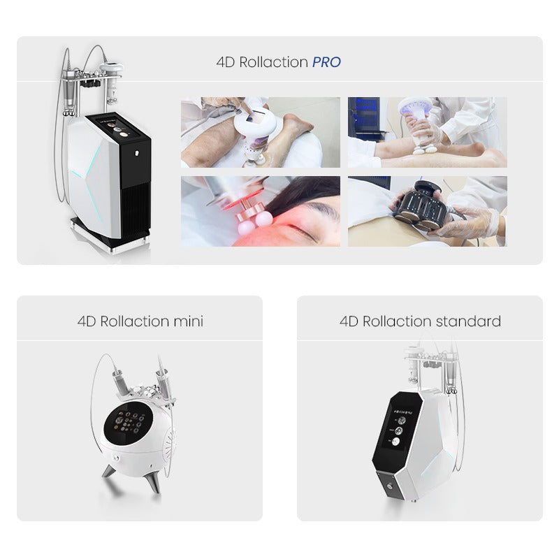 Aparat Profesional pentru Slabit si Celulita 4D Fat Blasting, Lip - O cu 4 functii : Radiofrecventa, UltraCavitatie, Masaj cu Role si Electrostimulare
