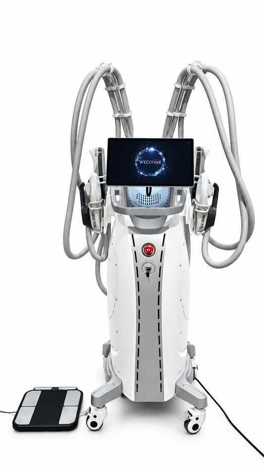 Aparat Stimulare Musculara Electromagnetica AI SculptIQ cu 4 capete si Analizator Corporal AI