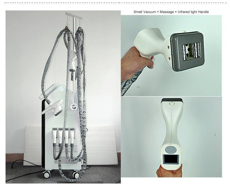 Aparat Vacuum Endermologic V-Sculptor cu Cavitatie, Radiofrecventa si Infrarosii pentru tratamente faciale si corporale
