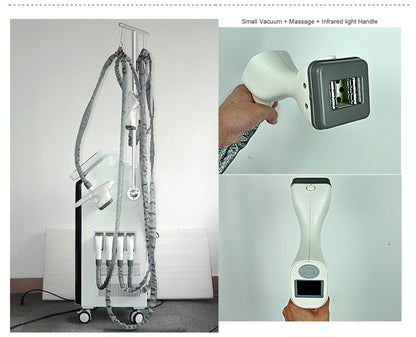 Aparat Vacuum Endermologic V-Sculptor cu Cavitatie, Radiofrecventa si Infrarosii pentru tratamente faciale si corporale