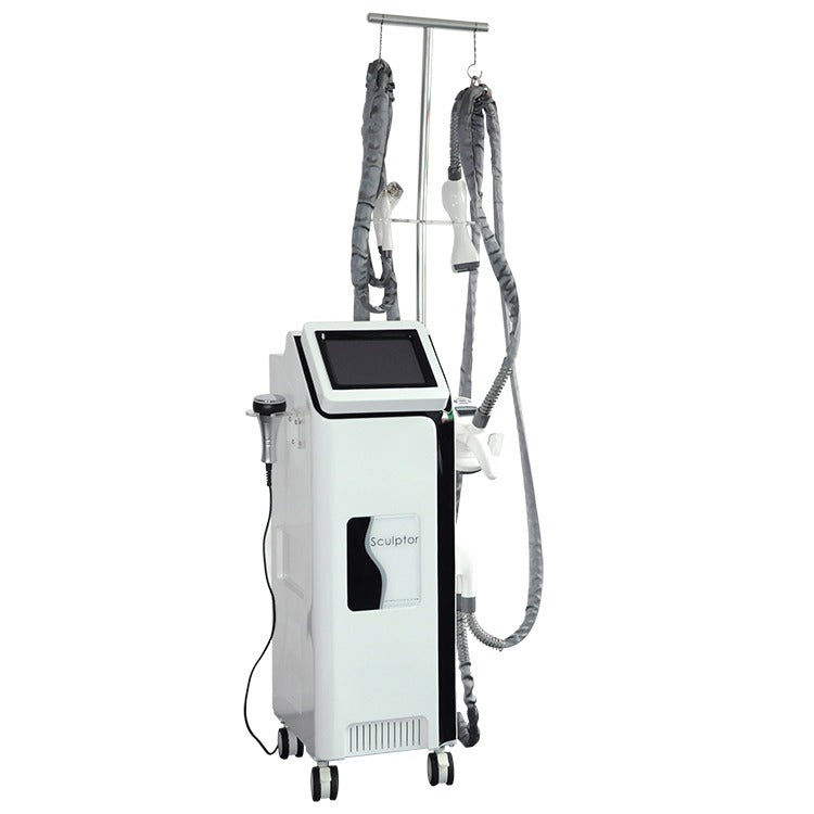 Aparat Vacuum Endermologic V-Sculptor cu Cavitatie, Radiofrecventa si Infrarosii pentru tratamente faciale si corporale