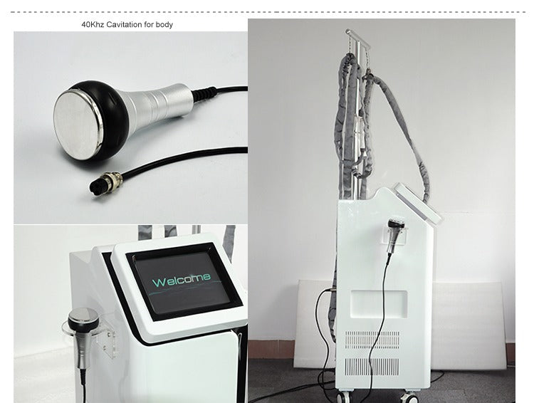 Aparat Vacuum Endermologic V-Sculptor cu Cavitatie, Radiofrecventa si Infrarosii pentru tratamente faciale si corporale