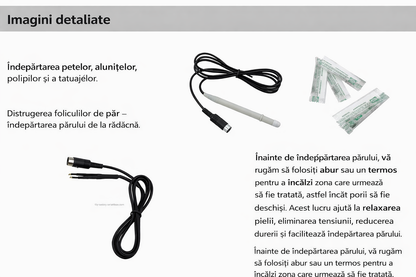 Aparat de epilare prin electroliză și electrocoagulare – echipament estetic pentru tratamente locale de precizie - aparat epilare definitiva profesional