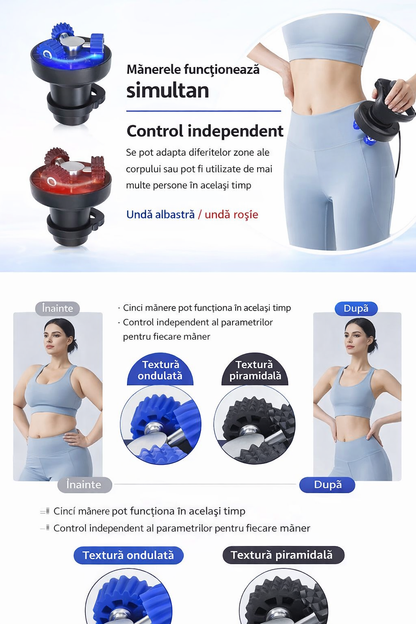 Aparat de masaj profesional cu role 360° – 360 Massager PRO 6 funcții
