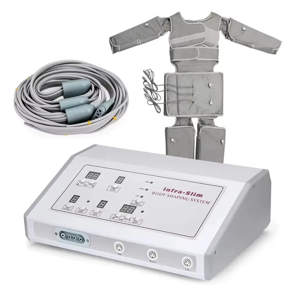 Aparat presoterapie, masaj drenaj limfatic cu infrarosii, pentru slabire, pierdere in greutate, PresoFit