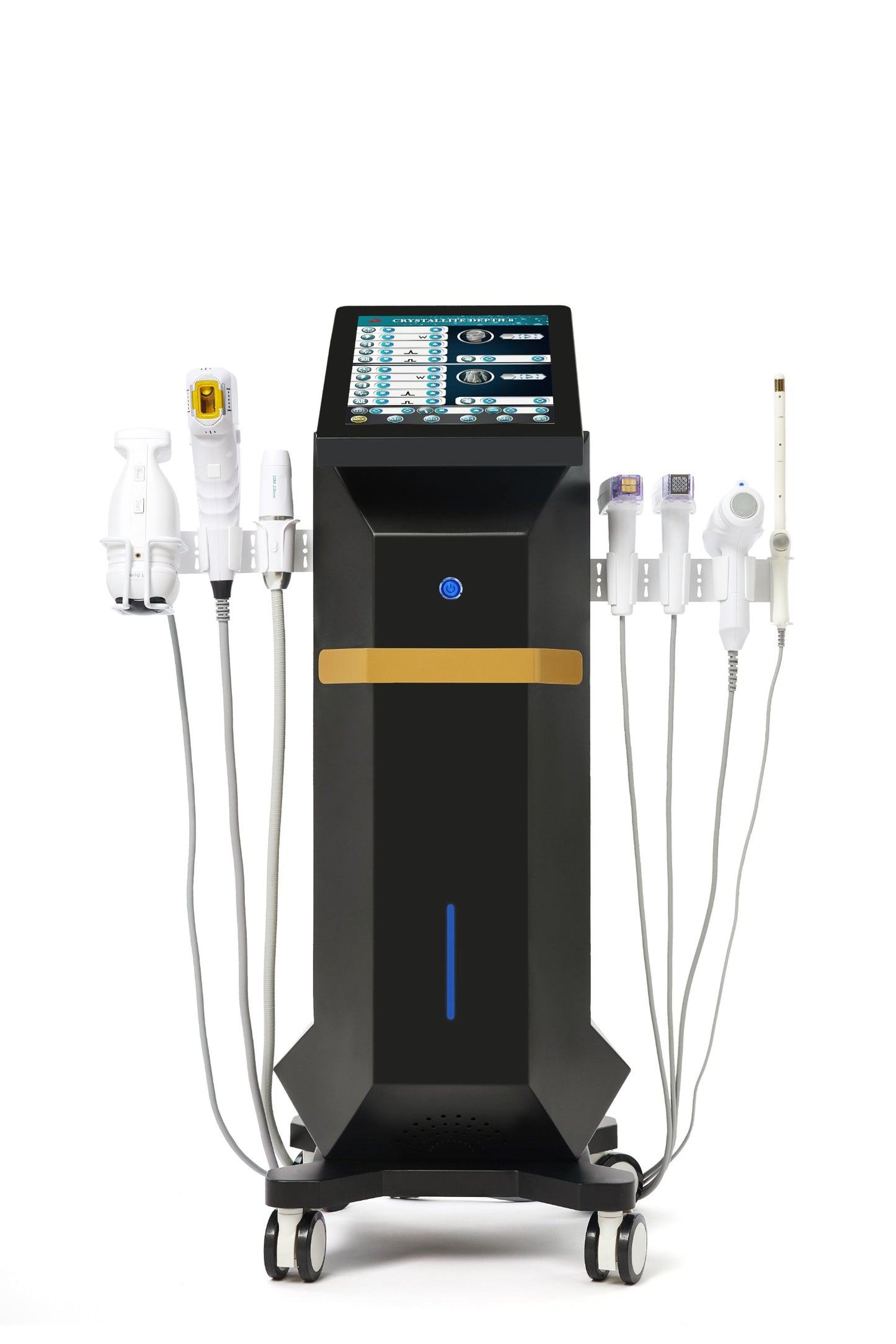 AuriSonic Pro – Aparat Profesional 6-în-1 pentru Lifting, Rejuvenare și Remodelare Corporală cu Tehnologie HIFU, Liposonix, EMRF, Cryo și Liposonic