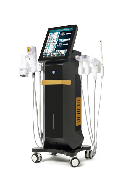 AuriSonic Pro – Aparat Profesional 6-în-1 pentru Lifting, Rejuvenare și Remodelare Corporală cu Tehnologie HIFU, Liposonix, EMRF, Cryo și Liposonic