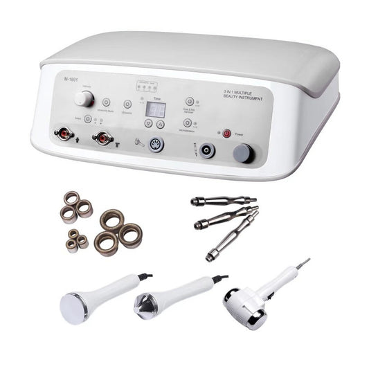 Combina Cosmetica Faciala cu Ultrasunete, Microdermabraziune cu diamante si Termosoc