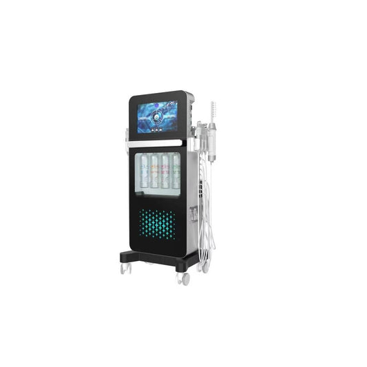 Combina Cosmetica Hidrafacial cu 17 functii pentru Curatare Faciala, Antiaging, Reintinerire, Lifting, Anti acnee