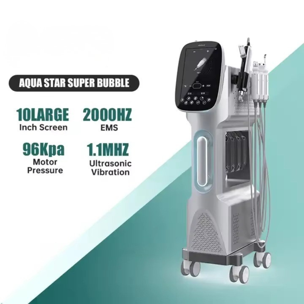 Combina Cosmetica De Ultima Generatie OxyTone Pro 10 - Hidrodermabraziune, Rf, Oxigen, Analizator Piele