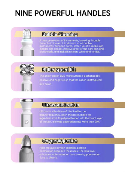Combina Cosmetica De Ultima Generatie OxyTone Pro 10 - Hidrodermabraziune, Rf, Oxigen, Analizator Piele