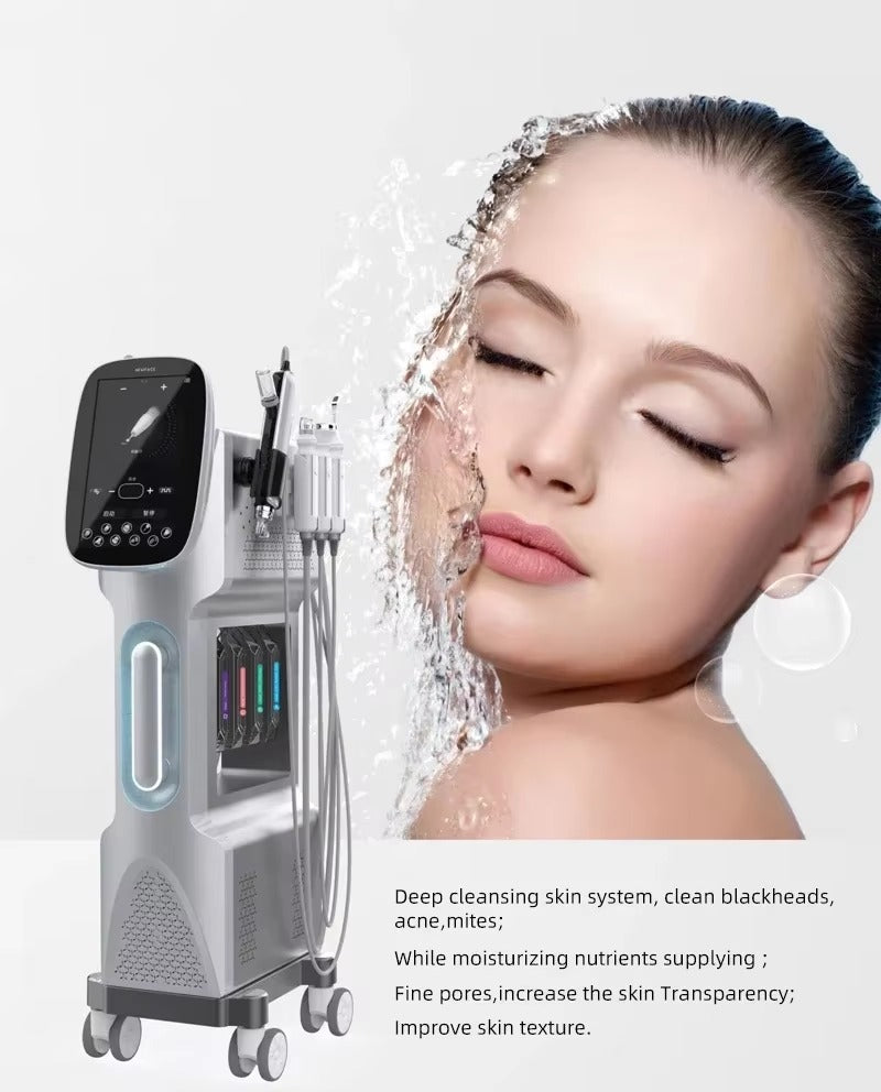 Combina Cosmetica De Ultima Generatie OxyTone Pro 10 - Hidrodermabraziune, Rf, Oxigen, Analizator Piele