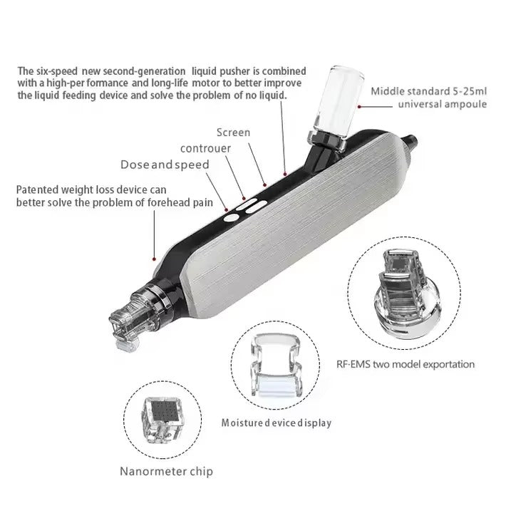 Combina Cosmetica De Ultima Generatie OxyTone Pro 10 - Hidrodermabraziune, Rf, Oxigen, Analizator Piele