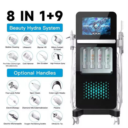 Combina Cosmetica Hidrafacial cu 17 functii pentru Curatare Faciala, Antiaging, Reintinerire, Lifting, Anti acnee