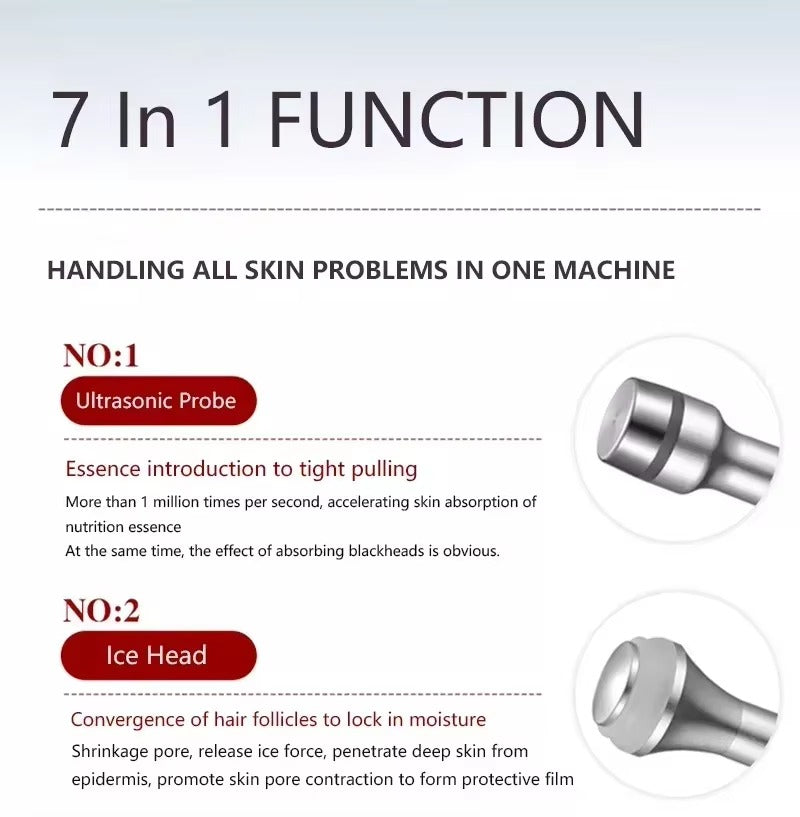 Combina cosmetica 7 in 1 cu hidrodermabraziune- AquaDerm