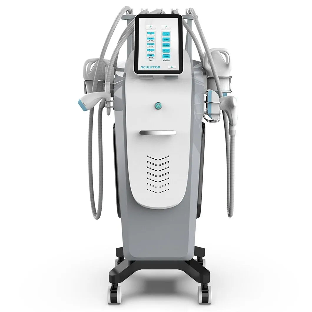 DermaSculpt 6 în 1 – Aparat profesional pentru remodelare corporală și rejuvenare facială (Vacuum Endermologic, Roller, RF, IR, Cavitație, Masaj Rotativ)