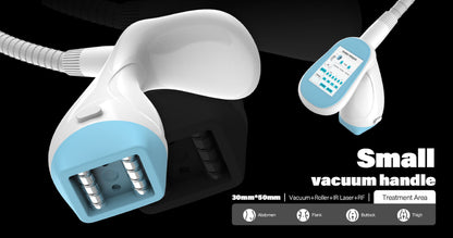 DermaSculpt 6 în 1 – Aparat profesional pentru remodelare corporală și rejuvenare facială (Vacuum Endermologic, Roller, RF, IR, Cavitație, Masaj
