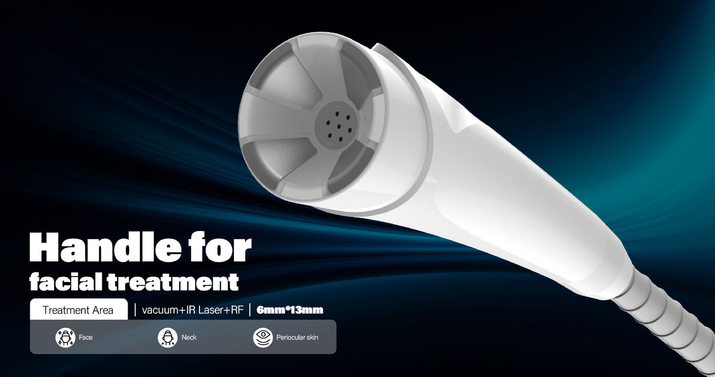 DermaSculpt 6 în 1 – Aparat profesional pentru remodelare corporală și rejuvenare facială (Vacuum Endermologic, Roller, RF, IR, Cavitație, Masaj Rotativ)